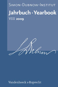 Jahrbuch des Simon-Dubnow-Instituts = Simon Dubnow Institute yearbook. . 8. 2009
